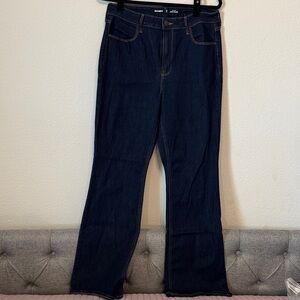 Old Navy Women's Deep Indigo Flare Jeans